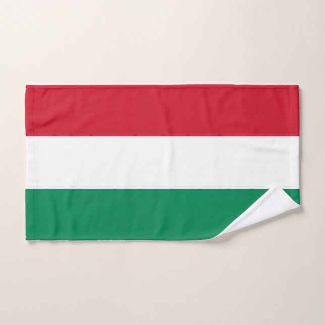 Handtuch mit Flagge Ungarns (Handtuch)