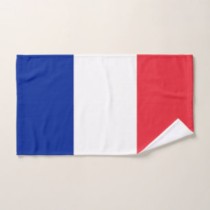 Handtuch mit Flagge von Frankreich