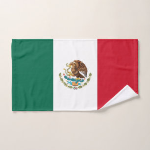 Handtuch mit Flagge von Mexiko