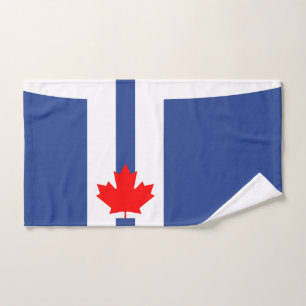 Handtuch mit Flagge von Toronto, Kanada
