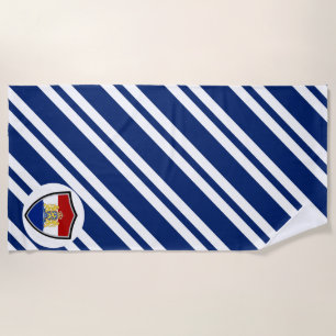 Handtuch mit holländischer Flagge