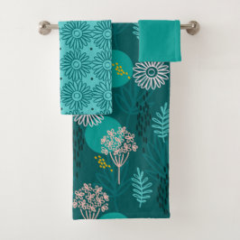 Handtuch mit modernem minimalistischem Design. Badhandtuch Set