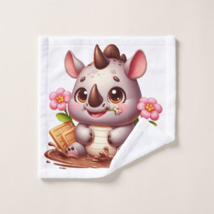 Handtuch mit Nashorn-einhorn Waschlappen