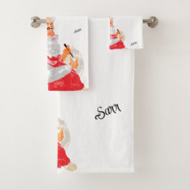 Handtuch Set: Santa Badhandtuch Set