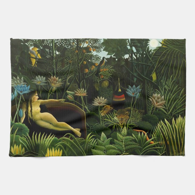 Handtuch "The Dream" von Rousseau (Horizontal)