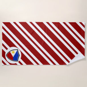 Handtuch unter der Flagge der Philippinen