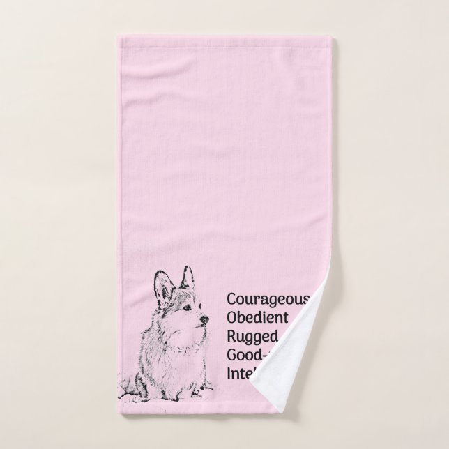 Handtuch von Corgi (Handtuch)