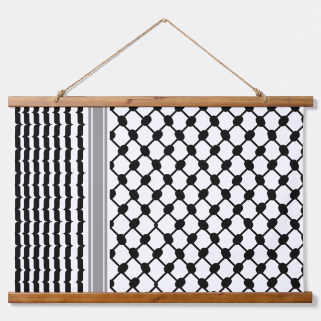 Handtuch Wandteppich Mit Holzrahmen (Vorne)