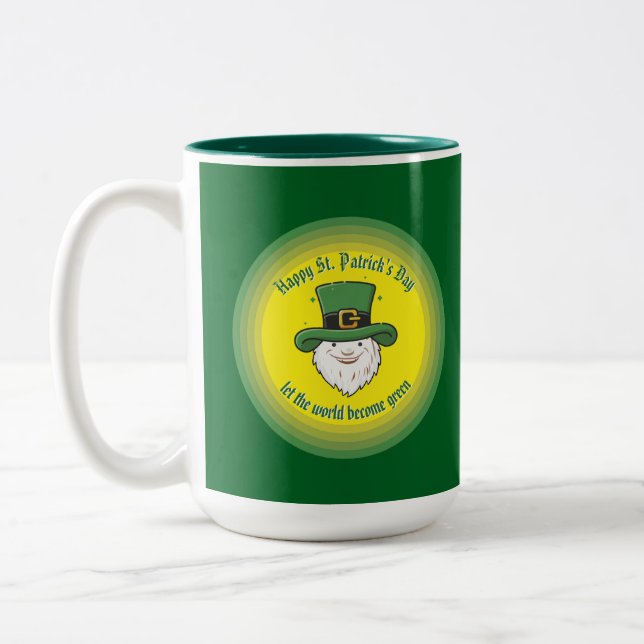 Handtuch Zweifarbige Tasse (Links)