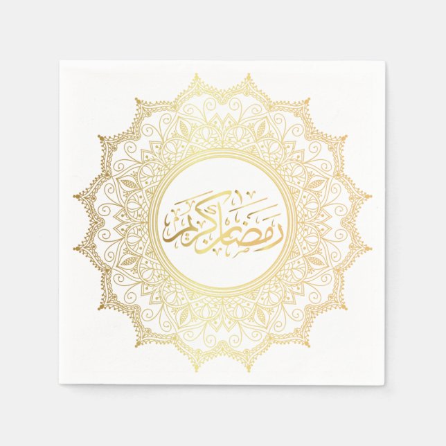 Handtücher aus arabischem Ramadan Kareem Serviette (Vorderseite)