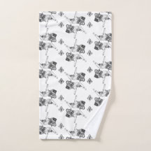 Handtücher französische Bulldogge