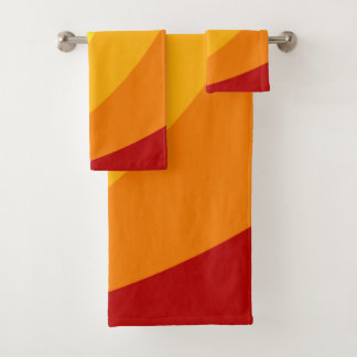 Handtücher im Retro-Bath-Bereich - die tropischen