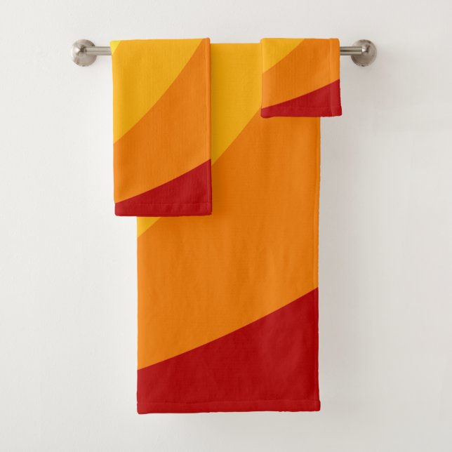 Handtücher im Retro-Bath-Bereich - die tropischen  (Insitu)