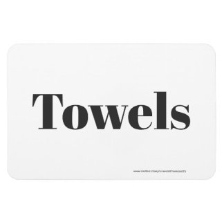 Handtücher - mit Adresse/Website Magnet