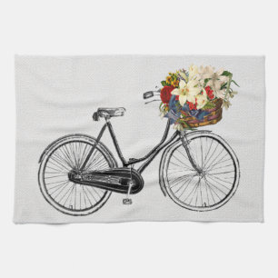 Handtuchhalter Blume Fahrrad Küchentuch