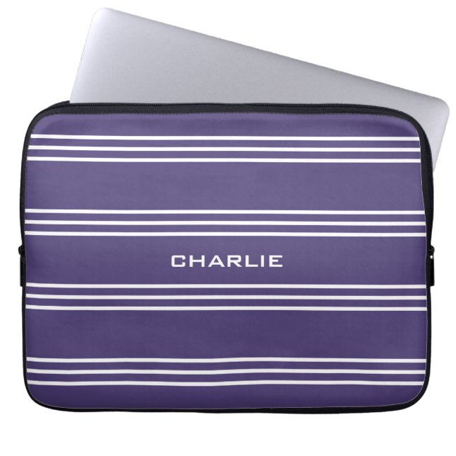 Handtuchhalter für Laptops in Monogramm Laptopschutzhülle (Vorderseite)