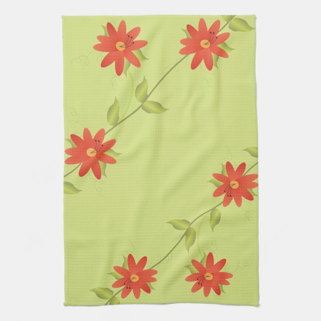 Handtuchhalter Orange Limon Geschirrtuch (Vertikal)