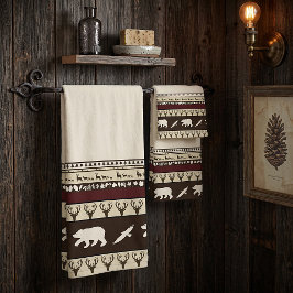 Handtuchhandtuch-Set aus Herbst Badhandtuch Set