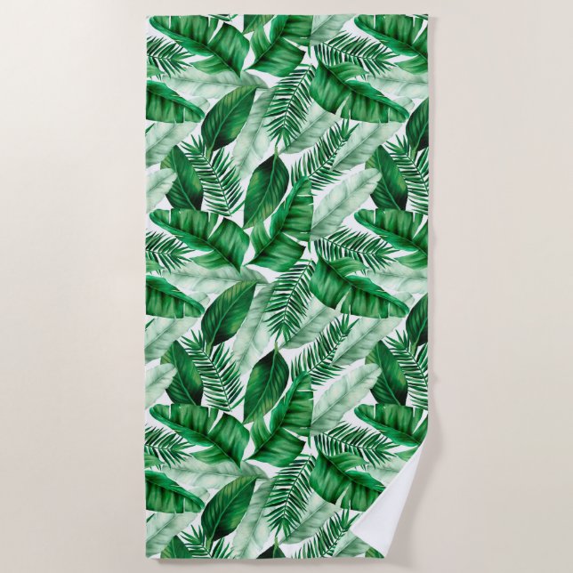 Handtuchpalmen Strandtuch (Vorderseite)