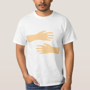 Handumarmungs-Pressungs-Umarmungs-Shirt frei T-Shirt