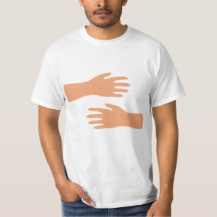 Handumarmungs-Pressungs-Umarmungs-Shirt frei T-Shirt