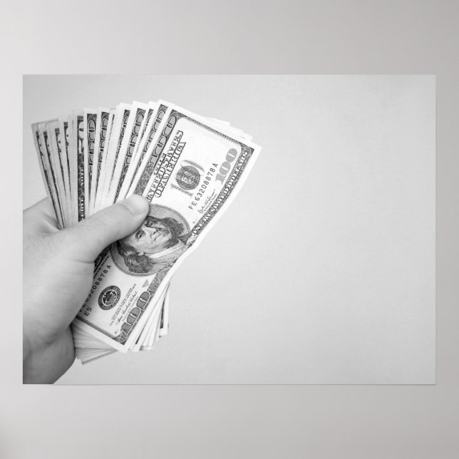 Handvoll Geld Poster (Vorne)
