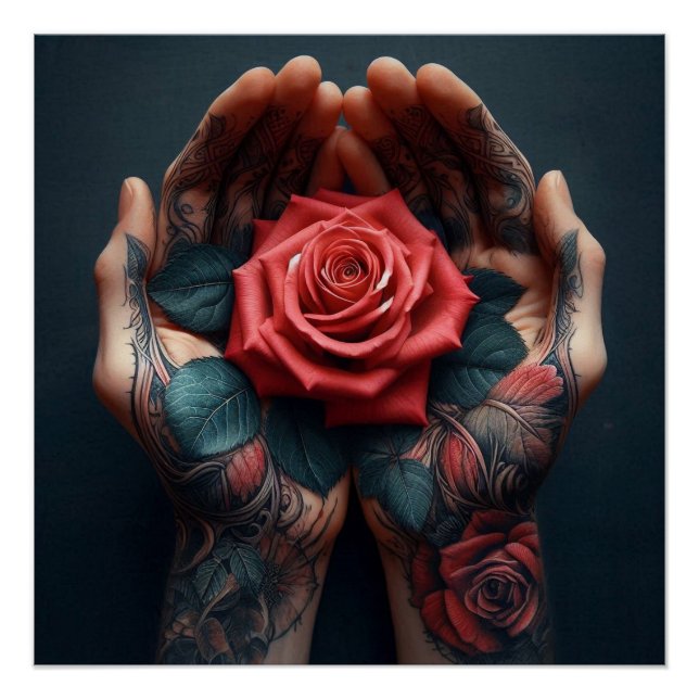 Handvoll Rose Poster (Vorderseite)