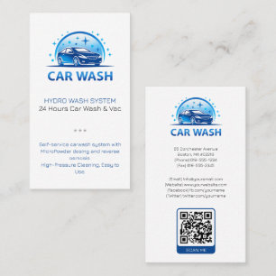 Handwaschanlagen   Carwash Visitenkarte