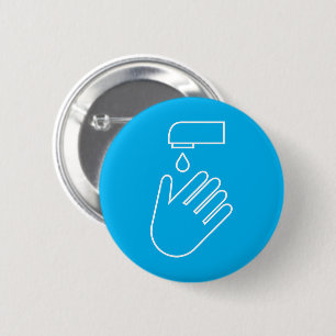 Handwaschanzeige Button