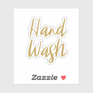 Handwaschaufkleber Aufkleber