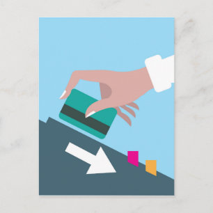 Handwaschkarte Postkarte