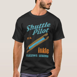Handweber-Weberei mit Kinnhuttleserven L T-Shirt