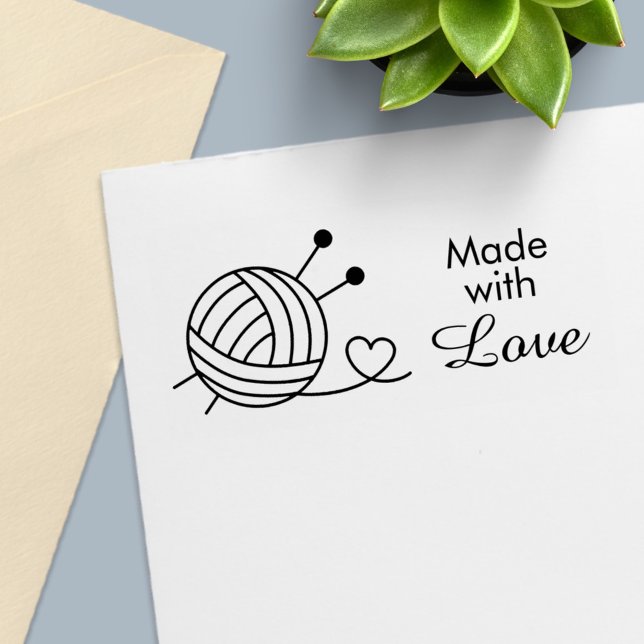 Handwerk aus Spinngarn - mit Liebe Permastempel (Von Creator hochgeladen)