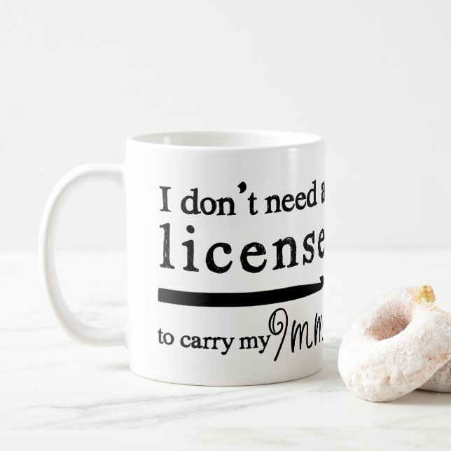 Handwerk der Häkelarbeit-Haken-Lizenz-9mm Zweifarbige Tasse (Mit Donut)