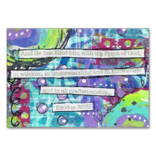 Handwerk-Exodus 35:31 Tischnummer