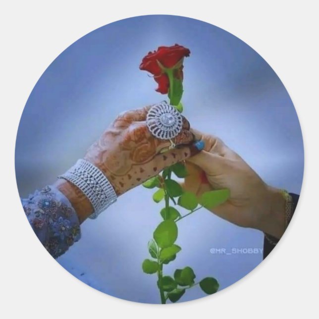 Handwerk Party liefert Geschenkartikel Runder Aufkleber (Vorderseite)