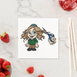 Handwerk Party versorgt Upsherin Party Servietten