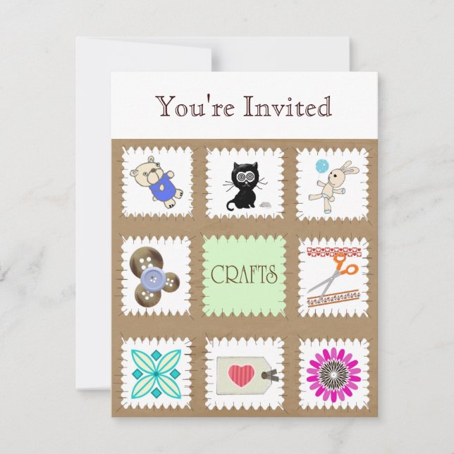 Handwerk, Sie sind eingeladen Einladung (Vorderseite)