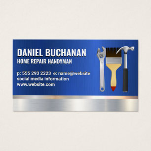 Handwerker Blau Metallisch Handwerkzeuge