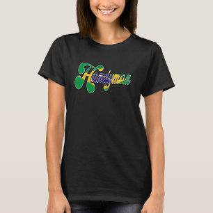 Handwerker Brasilianische Vintage-Erbe DNA-Flagge T-Shirt