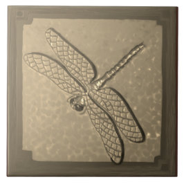 Handwerker Dragonfly Tile, Golden Fliese