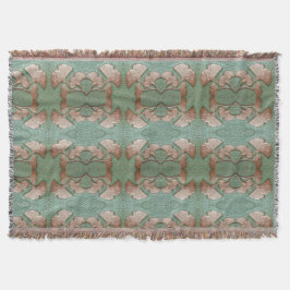 Handwerker Gingko Throw Blanket Decke