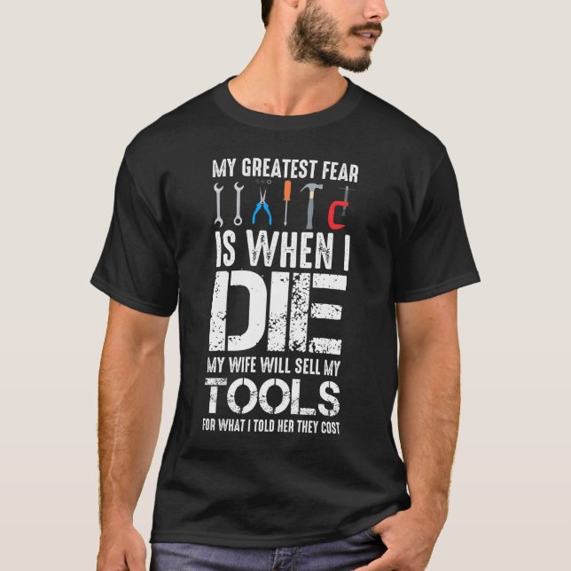 Handwerker Husband-Werkstatt für kostenintensive T T-Shirt (Vorderseite)