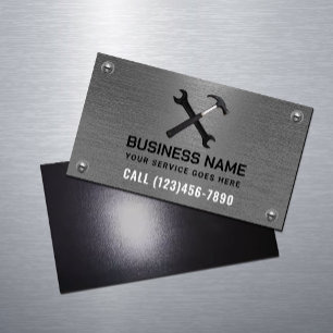 Handwerker Reparatur Fachmann Wartungsservice Magnetische Visitenkarte