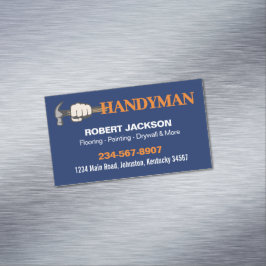 Handwerker-Reparaturservice Magnetische Visitenkarte