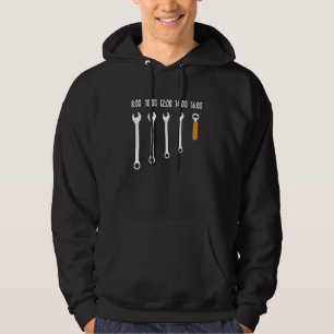 Handwerker Schraubenschlüssel für Abend Beer Männe Hoodie