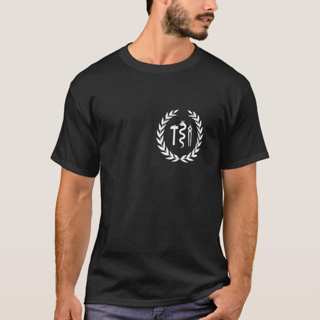 Handwerker T - Shirt Schmiedesymbol, Handy (Vorderseite)