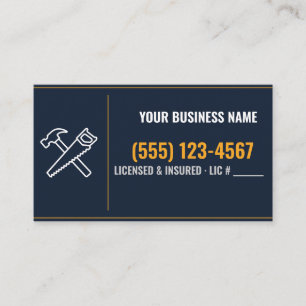 Handwerker Visitenkarten, Benutzerdefinierter Name Visitenkarte