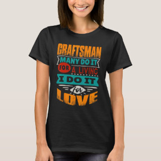 Handwerker Zitat Ich bin Echocardiograf für Liebe T-Shirt
