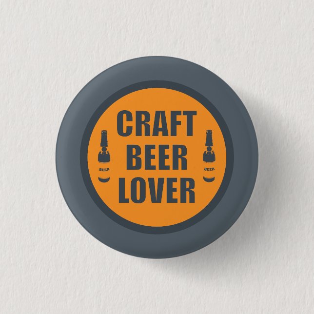 Handwerks-Bier-Liebhaber 2 Button (Vorderseite)